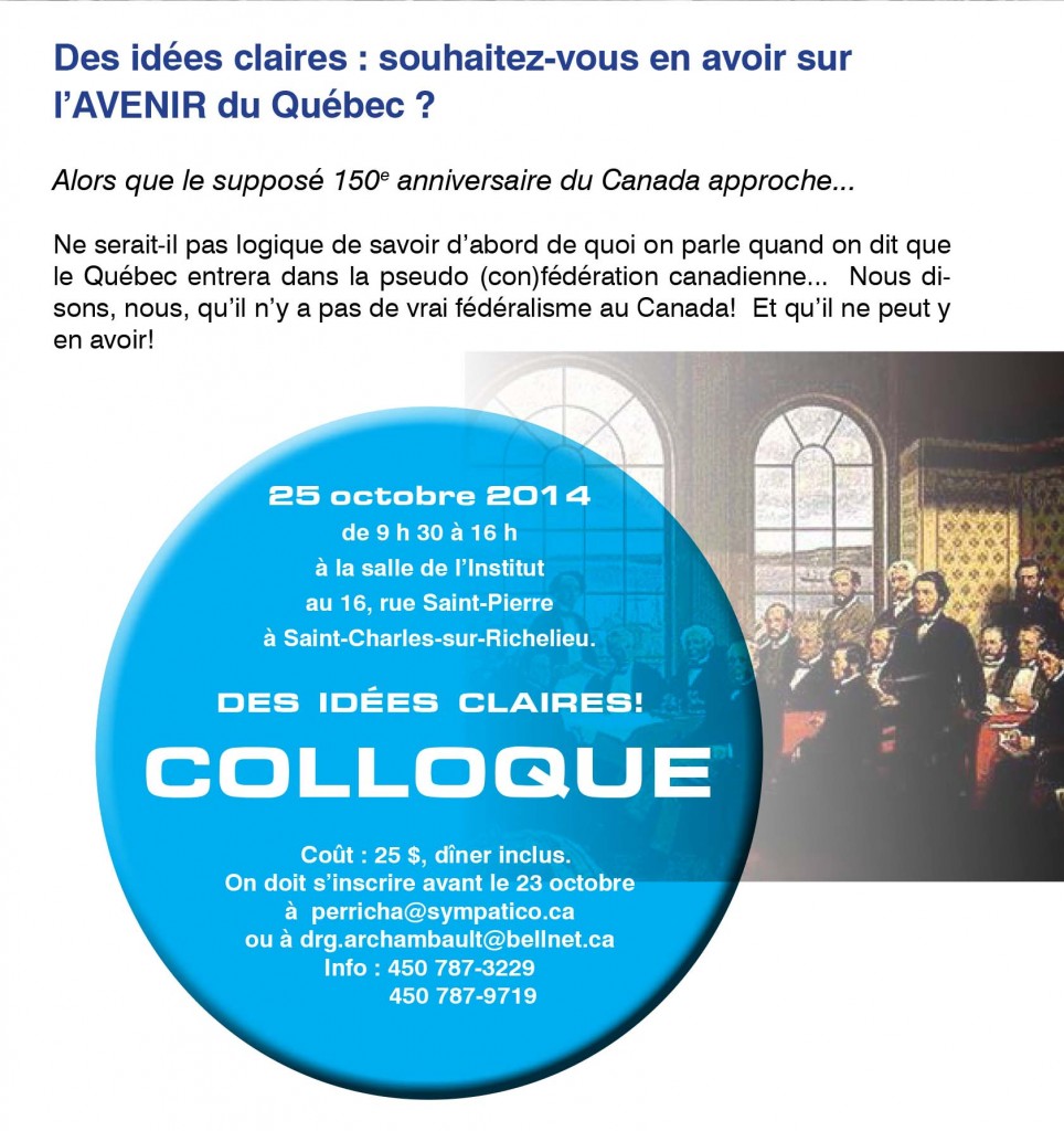 Publicité colloque 2014