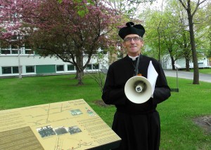 Guy Archambault , coordonnateur et guide du circuit patrimonial.