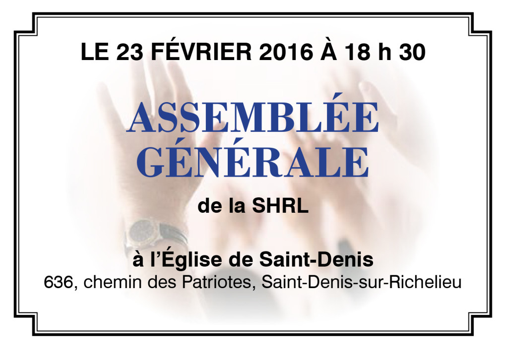 Assemblée générale 2016